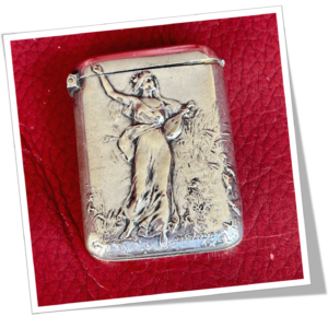 N.I 1920 SEMEUSE À LA MANDOLINE & CIGALE ART NOUVEAU JAPONISANT