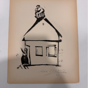 L'homme sur le toit Marc Chagall