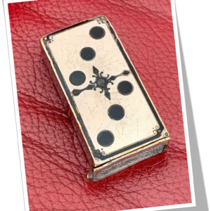 N.I 1880 DOMINO 3 : 3 ÉMAILLÉ