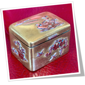 N.I 1920 TABATIÈRE SCÈNES JAPONAISES