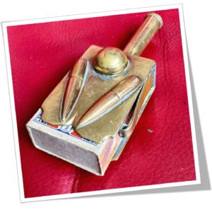 N.I 1916 TRENCH ART CARTOUCHES WWI