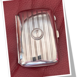 JOHN ROSE 1920 ÉTUI À CIGARETTES GOLFEUSE