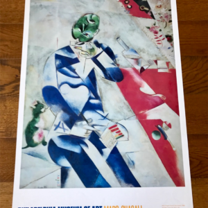 Le poéte à la tête verte (cubiste) - Philadelphia museum of art - Marc Chagall