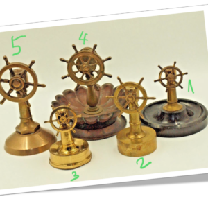 N.I 1960 GOUVERNAIL MARIN COQUILLAGE CAT.