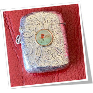 LIONEL SPIERES 1886 GOLFEUR EN MÉDAILLON RINCEAUX