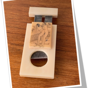 N.I 1900 SHUNGA SCÈNE EROTIQUE JAPONISANT 1 GUIL.