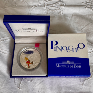 MONNAIE DE PARIS 1 1/2€ PINOCCHIO COLORÉ 2002