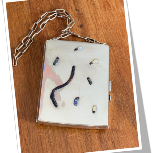 N.I 1910 ÉTUI À CIGARETTES SHIBAYAMA COMBINÉ MILLE-PATTES