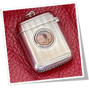 GEORGE UNIT 1902 GOLFEUR EN MÉDAILLON