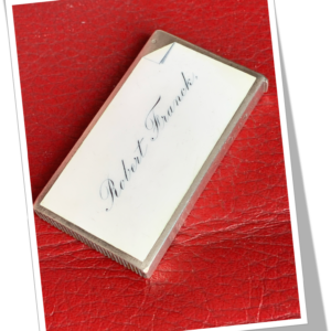 SAMPSON MORDAN 1887 CARTE DE VISITE ÉMAILLÉE