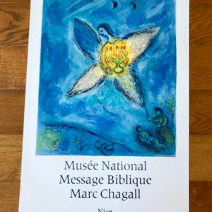Marc Chagall L'ange au chandelier (bleu) - Musée national du message biblique