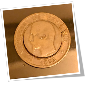 N.I 1890 MONNAIE DE BAGNARD NAPOLÉON III 1853