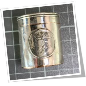 N.I 1910 TABATIÈRE KRUGER ZAR BOER