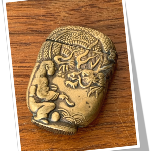 N.I 1890 DRAGON & SAGE JAPONISANT