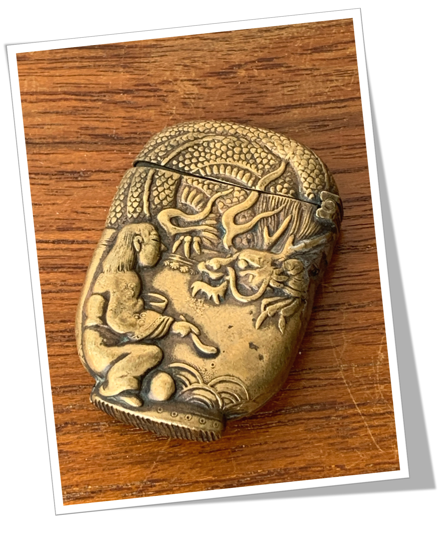 N.I 1890 DRAGON & SAGE JAPONISANT