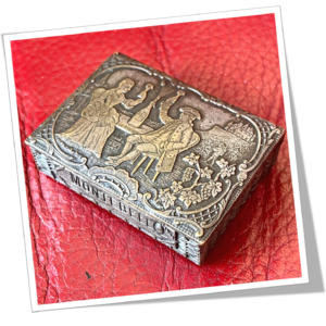 MONTEBELLO N.I 1890 CAISSE CHAMPAGNE SCÈNE VIGNOBLE