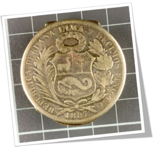 N.I 1950 TABATIÈRE UN SOL 1887 PÉROU