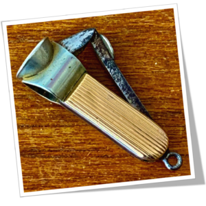 N.I 1900 GODRONNÉ 18K ANC.