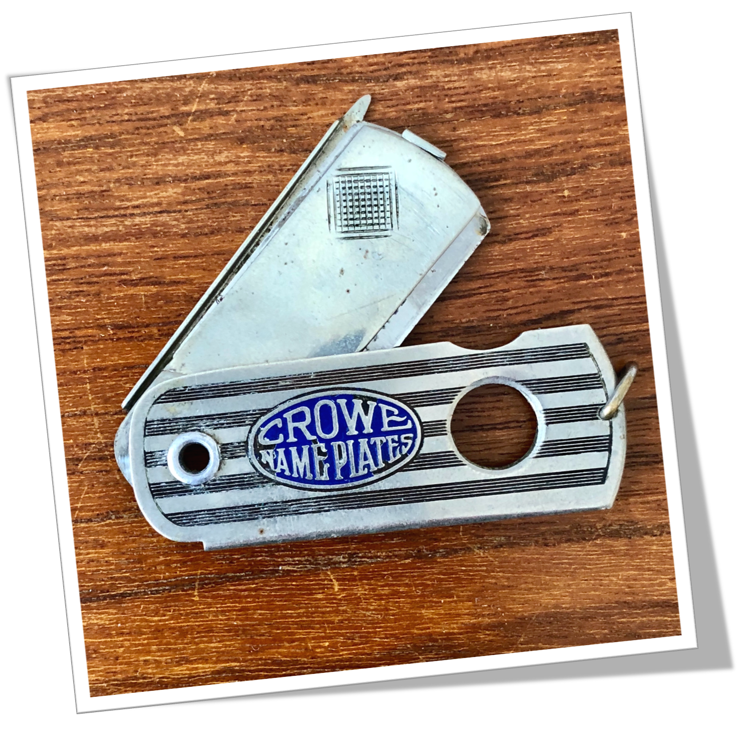 CROWE NAME PLATES 1930 GUIL.